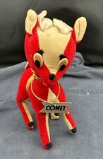 Morsly 1950's Vintage Comet Reindeer Stuffed Toy AS IS picture