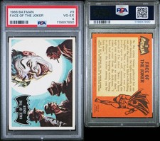 1966 TOPPS BATMAN FACE OF THE JOKER #9 PSA 4 picture