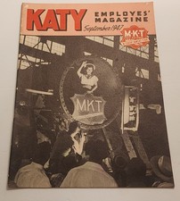 September 1947 Katy Employes Magazine MKT Missouri Kansas Texas Railroad Dallas picture