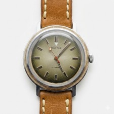 VTG Vostok 17 Jewel Russian USSR Soviet Mechanical Wind Up Watch, Working picture
