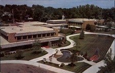 Allied Agencies Center Peoria Illinois IL swimming pool ~ mailed 1972 picture