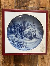 NIB Bareuther Weibnachten 1989 Christmas Collector Plate Bavaria Germany picture