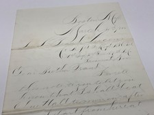 CIVIL WAR LETTER  14h N. H. RGT SOLDIERS LETTER SAVANNAH GA FROM BROTHER 1865 picture