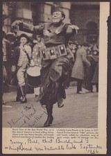 MARY PICKFORD - INSCRIBED BOOK PAGE SIGNED 9/1956 picture
