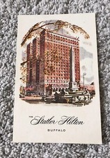 Vtg 1900s Postcard Buffalo New York NY Statler Tower Hilton Hotel Neoclassical picture