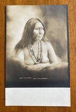 1906 Draper Real Photo KAW CLAA Tlingit Maiden Chilkat Alaska Postcard RPPC picture