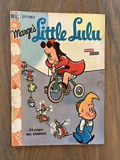 Marge's Little Lulu #15 1949 Dell Little Lulu on tricycle Grumpy Cover HTF VG? picture