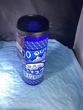 Cool Gear Double insulted BLUE Tumbler Mug Super Lid 16 oz. picture
