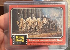 Natives Wear Strange Costumes for Kong - 1976 Topps King Kong #11 picture