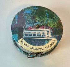 Vintage 1950s Silver Springs Florida Souvenir Tape Measure picture