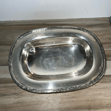Vintage International Silver Camille Silver Plate Serving Bowl Shells Feet 5036 picture