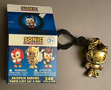 Sonic The Hedgehog Backpack Hangers Blind Box 24K GOLD PLATED SONIC Chase 1:54 picture