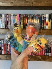 1999 Sesame Street Mini Beans Kellogg's Plush Bert Ernie Duck ~ Lot Of 4 picture