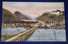 1913 Valdez Alaska Valdez Glacier Antique Postcard PS Hunt HHt CO Unused picture