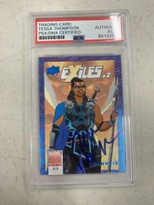 Valkyrie 2018-19 Upper Deck Marvel Annual #95 Tessa Thompson Signed PSA/DNA/JSA picture