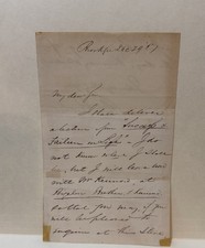 HENRY WARD BEECHER - AUTOGRAPH LETTER SIGNED 1857 picture