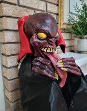 2006 Mario Chiodo Studios Demon Head Halloween Clinger 4ft Long picture