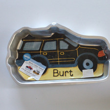 Vintage 1998 Wilton Cake Pan 2105-2034 Sports Utility Car Aluminum New Old Stock picture