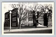 Blackwell OK-Oklahoma, Junior High School, Antique, Vintage Postcard picture