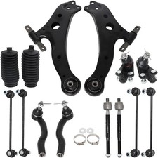 labwork 14PCS Front Lower Control Arm Suspension Replacement for Toyota Black picture