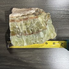 3 Lb Green Banded Calcite picture