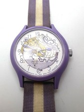 Rare vintage  Picco 1979 7 Jewel Purple Miss. Piggy Watch  picture