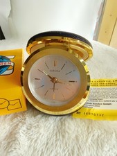 NOS Europa Germany 2 Jewels Mechanical Travel Alarm Clock SO0/506 Box Vintage picture
