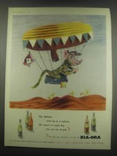 1949 Kia-Ora Fruit Drinks Ad - The baboon went up in a balloon picture