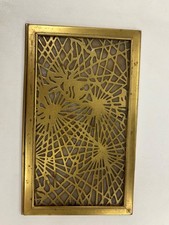 TIFFANY STUDIOS BRONZE PINE NEEDLE LID ONLY CARAMEL SLAG (Mint) AUTHENTIC picture