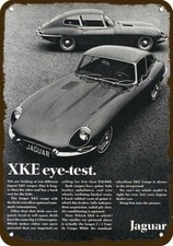 1968 JAGUAR XKE Car & XKE 2 + 2 Car Vintage-Look DECORATIVE REPLICA METAL SIGN picture