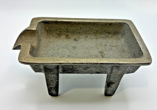 Antique Aluminum Mini Ingot Mold Trough 3.75