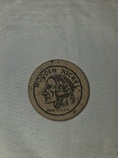 Vintage Souvenir Wooden Nickel The Trading Post Ketchikan, Alaska picture
