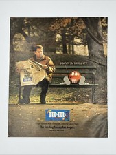 1999 Magazine Print Ad Advertisement M&M’s Crispy Candy Scope Mouth Wash Vtg picture