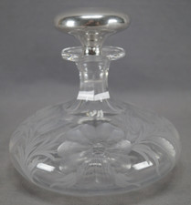 ABP American Brilliant Tuthill Wild Rose Pattern Gorham Sterling Cologne Bottle picture
