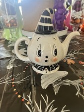 New RARE Johanna Parker Halloween Ghost Teapot Gus Collectible 2026 release picture
