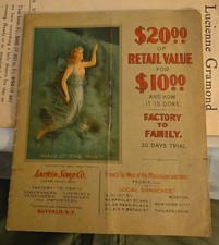 Antique 1900 Larkin Soap Company Premium Advertising Booklet 