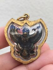 Mini Old Phaya Krut Bird Amulet Talisman Charm  (Case’s Color Faded) picture
