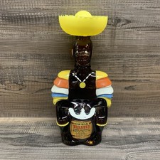 Vintage 70’s Angostura Trinidad Old Oak Limbo Drummer Rum Caribbean Bottle Empty picture