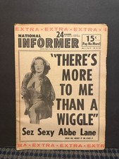1964 December 20th National Informer Newspaper,  Sexy Abbe Lane  (VRN10F) picture