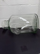 Vintage Libbey Clear Glass 5 Gallon 1776 Embossed Counter Display Jar Terrarium picture