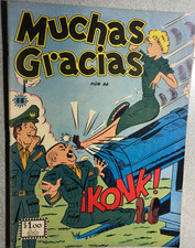 MUCHAS GRACIAS #88 (1965 Mexico) Spanish military funnies comic FINE picture