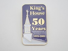 King’s House 50 Years 1051-2001 Vintage Lapel Pin picture