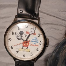 Rare  Mickey Mouse Disneyland Hunts Ketchup Giant Watch Wall Clock 1970/80s picture