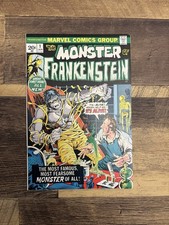 Frankenstein #1 (Marvel, 1973) 1st app & Origin | Classic Ploog cover FN+ picture