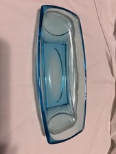 Vintage MCM Hazel Atlas “capri” Pattern Celery And Relish Dish picture