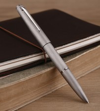 Majohn Ti200 titanium alloy Fountain Pen Fine nib with Converter, Bright / Matte picture