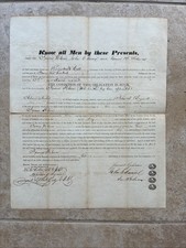 1843 Florida Pre Statehood Document Early Governors Very Rare Fla, picture