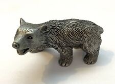 Vtg . Pewter Grizzly Bear  picture
