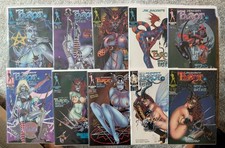 JIM BALENT'S TAROT WITCH OF THE BLACK ROSE #7-18 (10 ISSUE LOT) RARE, GOTHIC  picture
