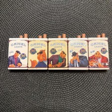 Lot Of 5 Camel Lights Joe’s Place Collectible Cigarette Lighter picture